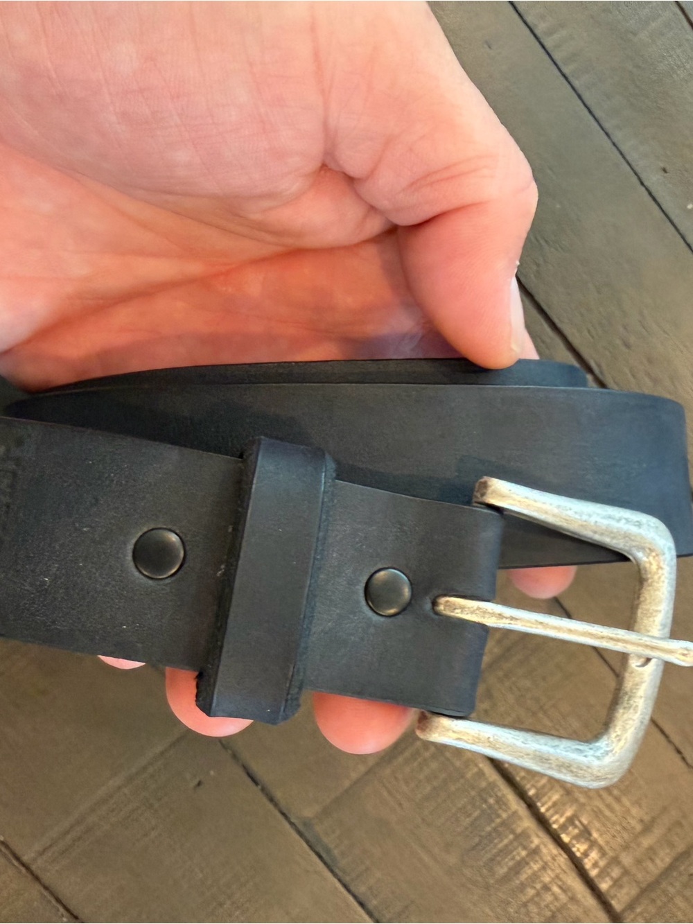 🔥Brighton Mens Matte Leather Black Work Belt 64603 Sz 36 NWOT  1.25”